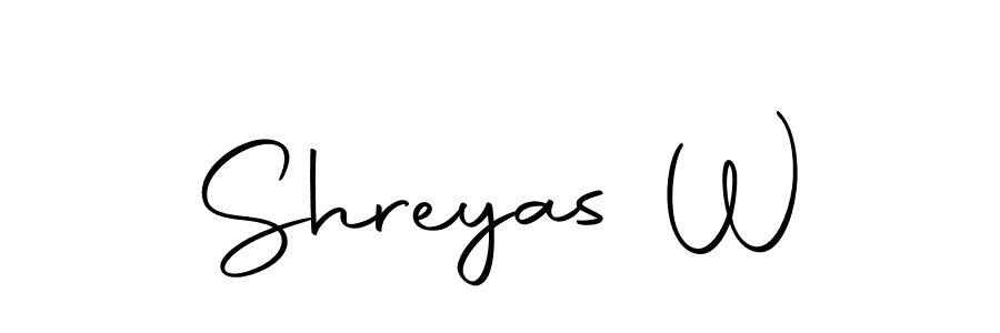 Shreyas W stylish signature style. Best Handwritten Sign (Autography-DOLnW) for my name. Handwritten Signature Collection Ideas for my name Shreyas W. Shreyas W signature style 10 images and pictures png