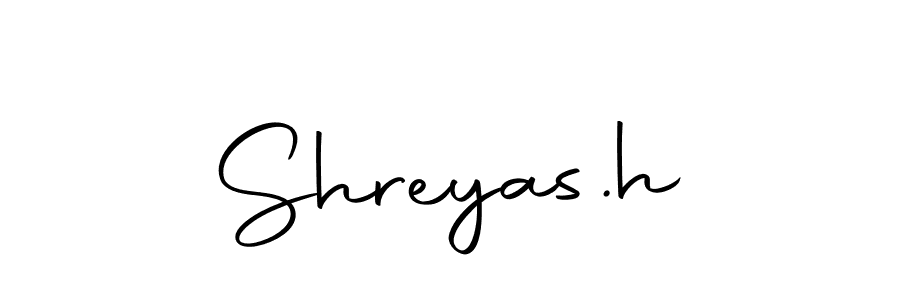 Also we have Shreyas.h name is the best signature style. Create professional handwritten signature collection using Autography-DOLnW autograph style. Shreyas.h signature style 10 images and pictures png