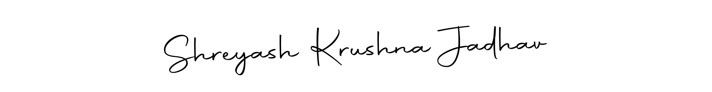 How to make Shreyash Krushna Jadhav signature? Autography-DOLnW is a professional autograph style. Create handwritten signature for Shreyash Krushna Jadhav name. Shreyash Krushna Jadhav signature style 10 images and pictures png