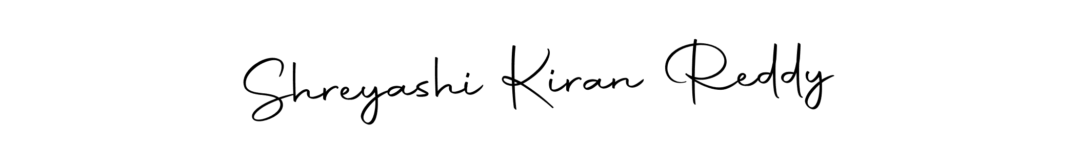 Design your own signature with our free online signature maker. With this signature software, you can create a handwritten (Autography-DOLnW) signature for name Shreyashi Kiran Reddy. Shreyashi Kiran Reddy signature style 10 images and pictures png