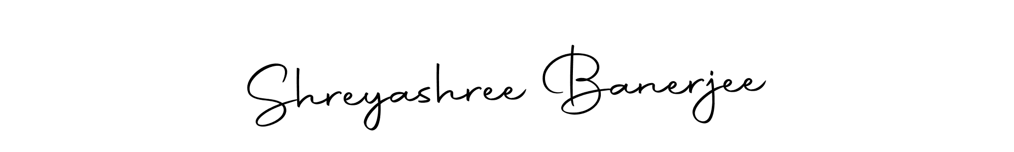 Make a beautiful signature design for name Shreyashree Banerjee. Use this online signature maker to create a handwritten signature for free. Shreyashree Banerjee signature style 10 images and pictures png