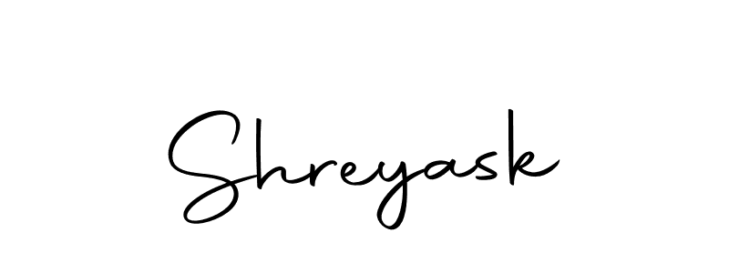 How to make Shreyask name signature. Use Autography-DOLnW style for creating short signs online. This is the latest handwritten sign. Shreyask signature style 10 images and pictures png