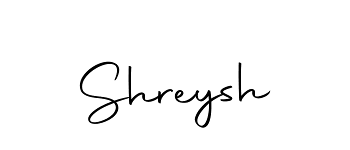 Design your own signature with our free online signature maker. With this signature software, you can create a handwritten (Autography-DOLnW) signature for name Shreysh. Shreysh signature style 10 images and pictures png