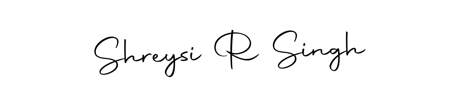 You should practise on your own different ways (Autography-DOLnW) to write your name (Shreysi R Singh) in signature. don't let someone else do it for you. Shreysi R Singh signature style 10 images and pictures png