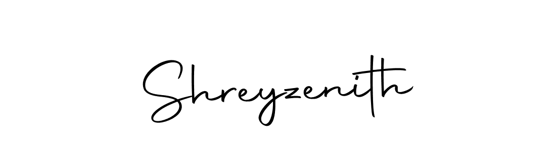 Create a beautiful signature design for name Shreyzenith. With this signature (Autography-DOLnW) fonts, you can make a handwritten signature for free. Shreyzenith signature style 10 images and pictures png