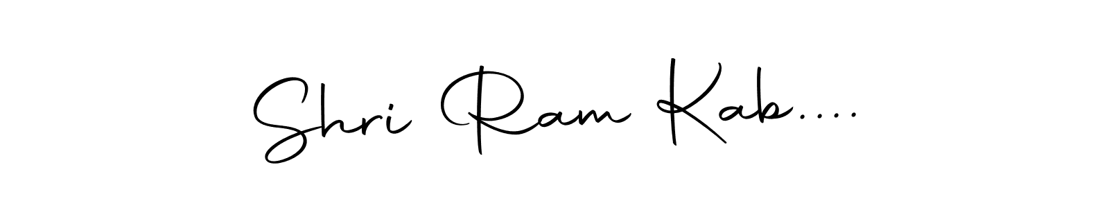 Create a beautiful signature design for name Shri Ram Kab..... With this signature (Autography-DOLnW) fonts, you can make a handwritten signature for free. Shri Ram Kab.... signature style 10 images and pictures png