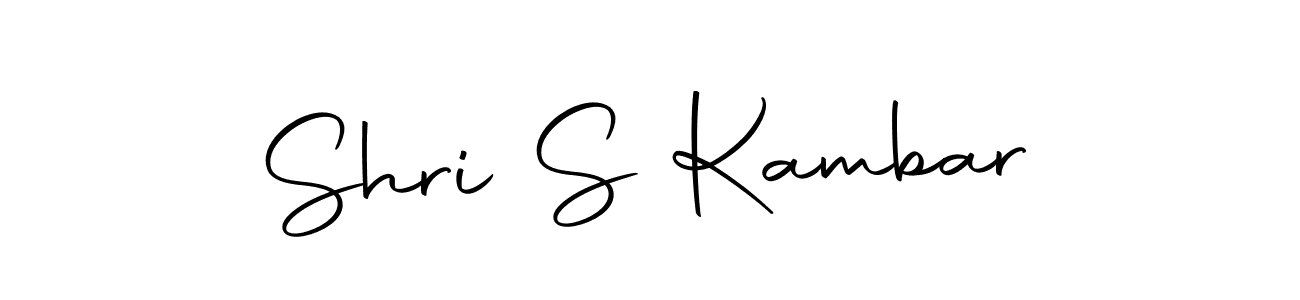 Create a beautiful signature design for name Shri S Kambar. With this signature (Autography-DOLnW) fonts, you can make a handwritten signature for free. Shri S Kambar signature style 10 images and pictures png