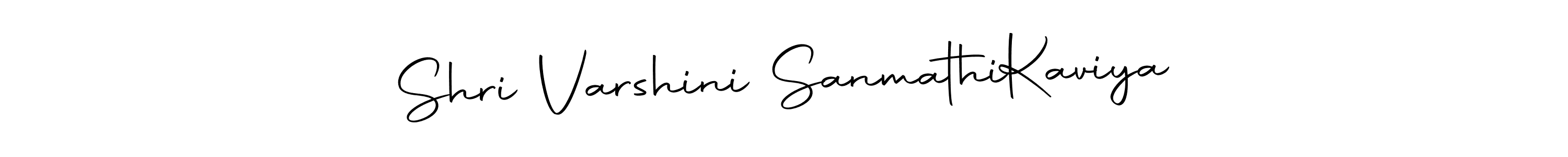 Make a beautiful signature design for name Shri Varshini Sanmathi  Kaviya. Use this online signature maker to create a handwritten signature for free. Shri Varshini Sanmathi  Kaviya signature style 10 images and pictures png