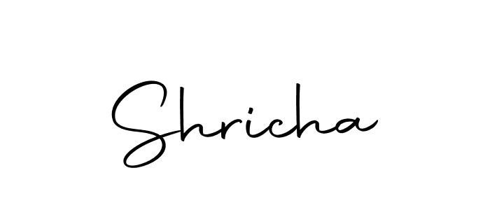 Create a beautiful signature design for name Shricha. With this signature (Autography-DOLnW) fonts, you can make a handwritten signature for free. Shricha signature style 10 images and pictures png