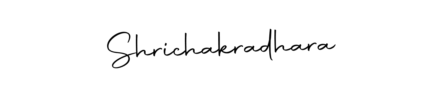 Create a beautiful signature design for name Shrichakradhara. With this signature (Autography-DOLnW) fonts, you can make a handwritten signature for free. Shrichakradhara signature style 10 images and pictures png
