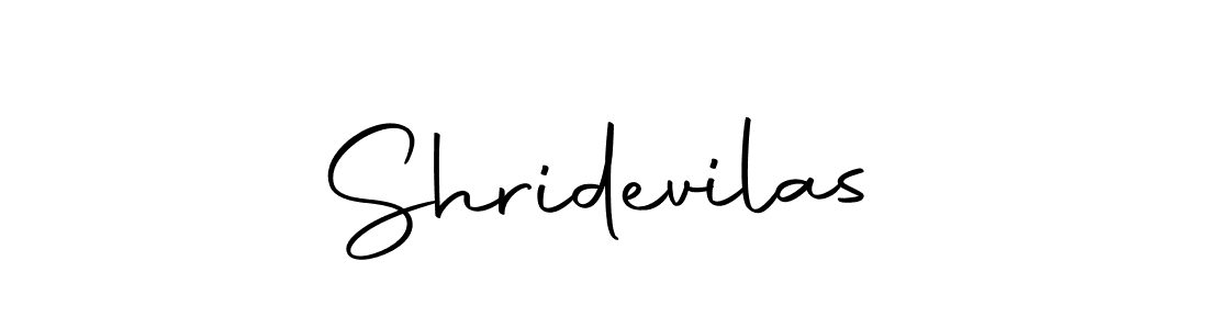 Use a signature maker to create a handwritten signature online. With this signature software, you can design (Autography-DOLnW) your own signature for name Shridevilas. Shridevilas signature style 10 images and pictures png