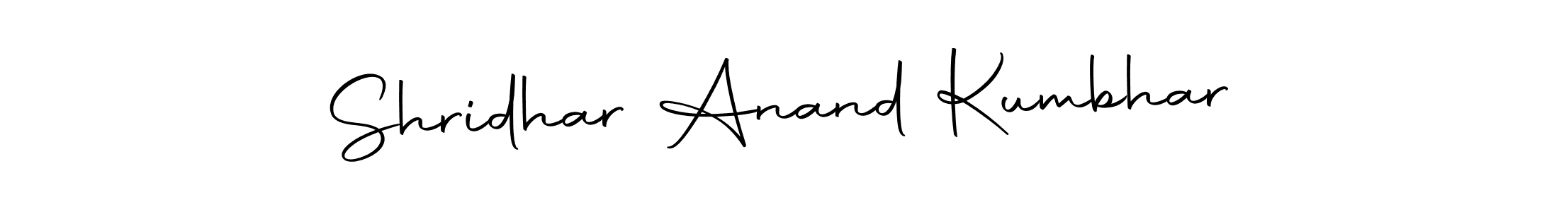 Make a beautiful signature design for name Shridhar Anand Kumbhar. With this signature (Autography-DOLnW) style, you can create a handwritten signature for free. Shridhar Anand Kumbhar signature style 10 images and pictures png