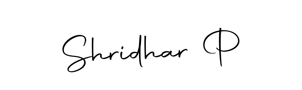 Make a beautiful signature design for name Shridhar P. Use this online signature maker to create a handwritten signature for free. Shridhar P signature style 10 images and pictures png