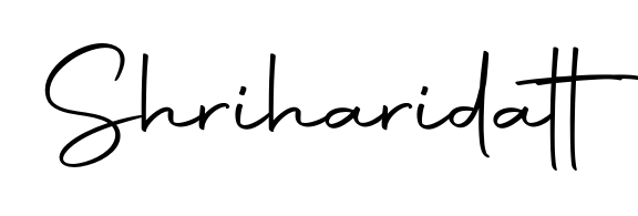 Try this chic Shriharidatt handwritten sign style. Using Autography-DOLnW font elements, it gives your name a sleek, memorable identity. Shriharidatt signature style 10 images and pictures png