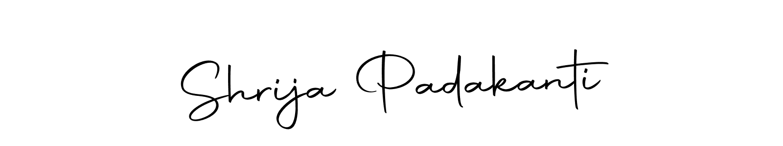 Design your own signature with our free online signature maker. With this signature software, you can create a handwritten (Autography-DOLnW) signature for name Shrija Padakanti. Shrija Padakanti signature style 10 images and pictures png