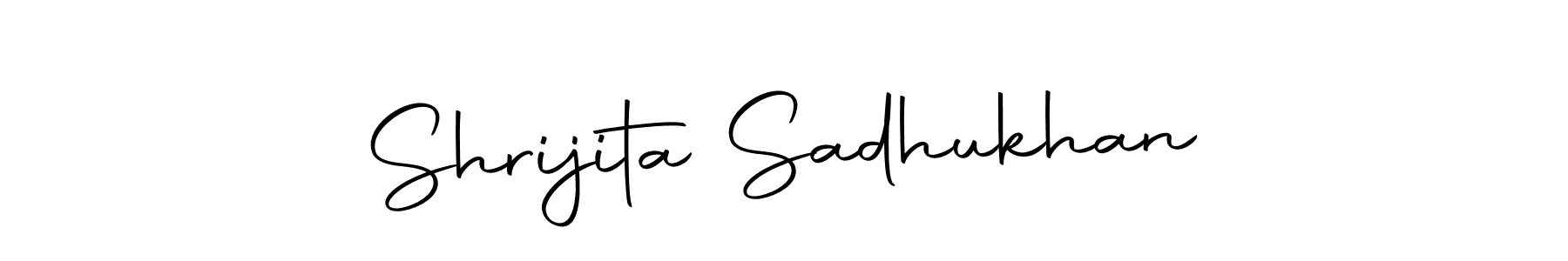 Also we have Shrijita Sadhukhan name is the best signature style. Create professional handwritten signature collection using Autography-DOLnW autograph style. Shrijita Sadhukhan signature style 10 images and pictures png