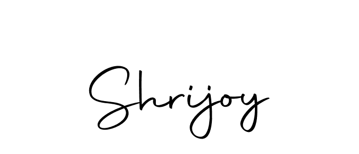 Design your own signature with our free online signature maker. With this signature software, you can create a handwritten (Autography-DOLnW) signature for name Shrijoy. Shrijoy signature style 10 images and pictures png