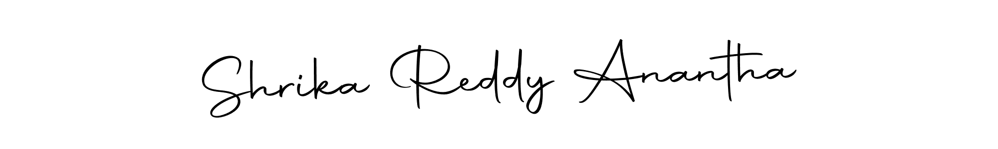 Also You can easily find your signature by using the search form. We will create Shrika Reddy Anantha name handwritten signature images for you free of cost using Autography-DOLnW sign style. Shrika Reddy Anantha signature style 10 images and pictures png
