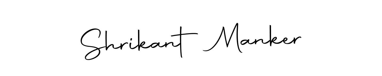 Create a beautiful signature design for name Shrikant Manker. With this signature (Autography-DOLnW) fonts, you can make a handwritten signature for free. Shrikant Manker signature style 10 images and pictures png