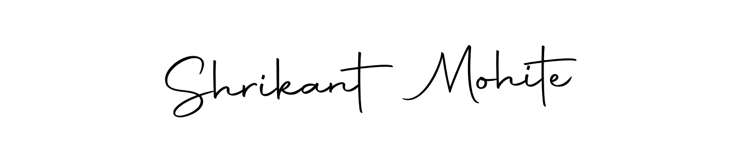 Make a beautiful signature design for name Shrikant Mohite. With this signature (Autography-DOLnW) style, you can create a handwritten signature for free. Shrikant Mohite signature style 10 images and pictures png