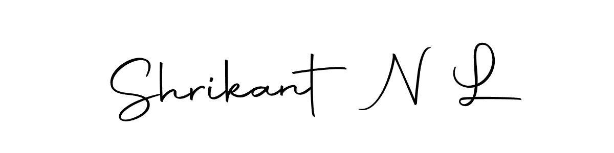 Here are the top 10 professional signature styles for the name Shrikant N L. These are the best autograph styles you can use for your name. Shrikant N L signature style 10 images and pictures png