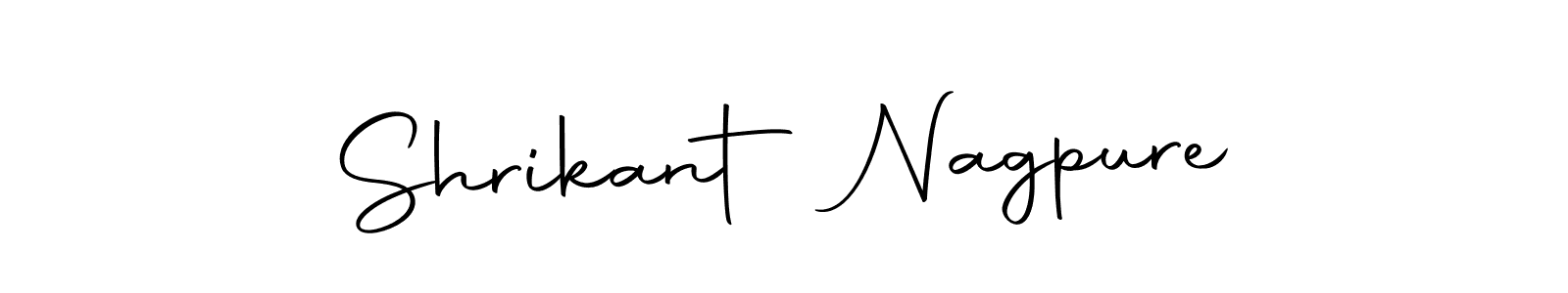 You should practise on your own different ways (Autography-DOLnW) to write your name (Shrikant Nagpure) in signature. don't let someone else do it for you. Shrikant Nagpure signature style 10 images and pictures png