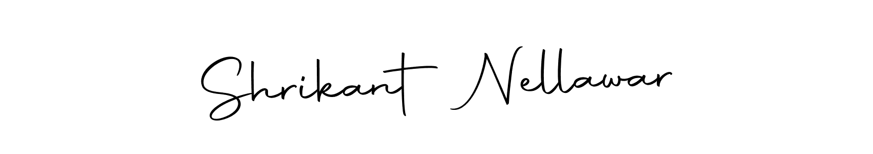 Make a beautiful signature design for name Shrikant Nellawar. Use this online signature maker to create a handwritten signature for free. Shrikant Nellawar signature style 10 images and pictures png