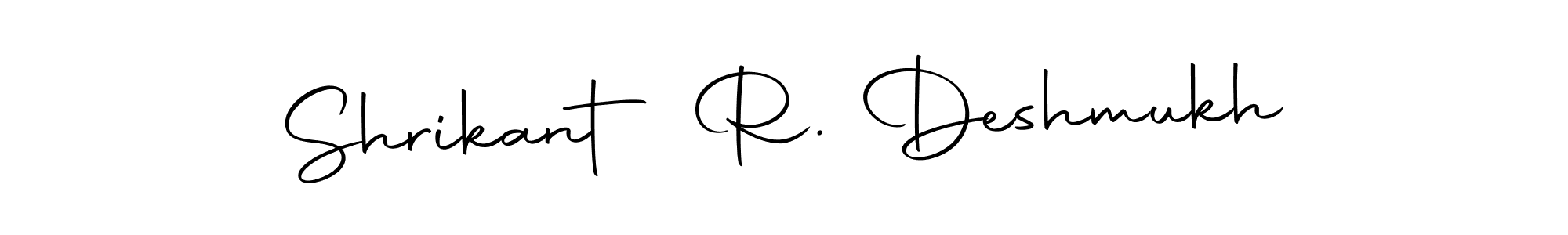 Make a beautiful signature design for name Shrikant R. Deshmukh. Use this online signature maker to create a handwritten signature for free. Shrikant R. Deshmukh signature style 10 images and pictures png