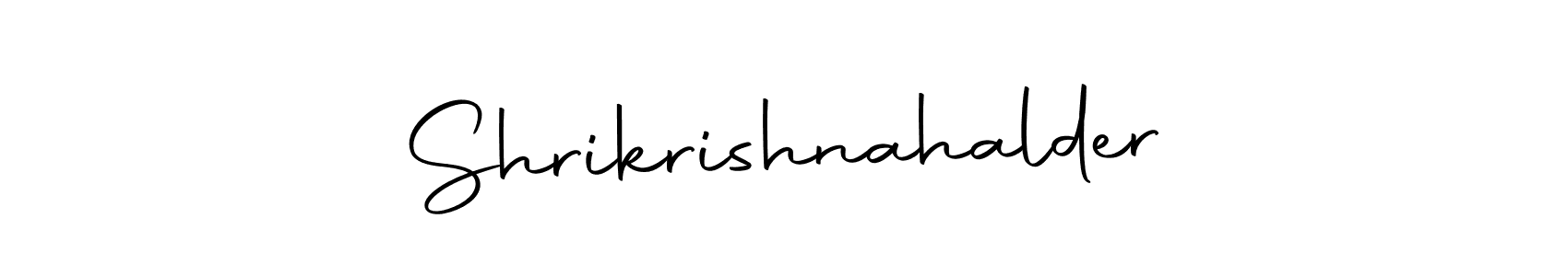 Make a beautiful signature design for name Shrikrishnahalder. Use this online signature maker to create a handwritten signature for free. Shrikrishnahalder signature style 10 images and pictures png