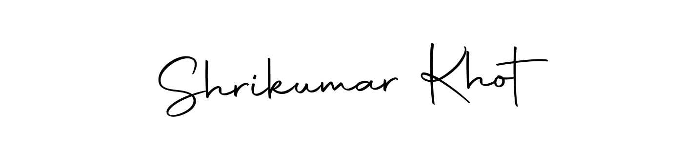 Similarly Autography-DOLnW is the best handwritten signature design. Signature creator online .You can use it as an online autograph creator for name Shrikumar Khot. Shrikumar Khot signature style 10 images and pictures png