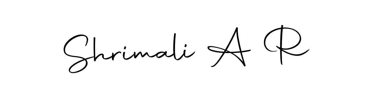 Shrimali A R stylish signature style. Best Handwritten Sign (Autography-DOLnW) for my name. Handwritten Signature Collection Ideas for my name Shrimali A R. Shrimali A R signature style 10 images and pictures png