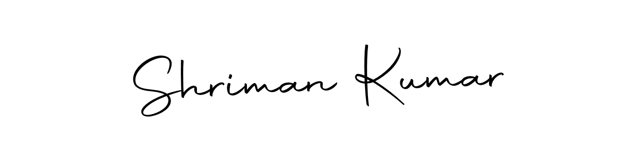 Also we have Shriman Kumar name is the best signature style. Create professional handwritten signature collection using Autography-DOLnW autograph style. Shriman Kumar signature style 10 images and pictures png
