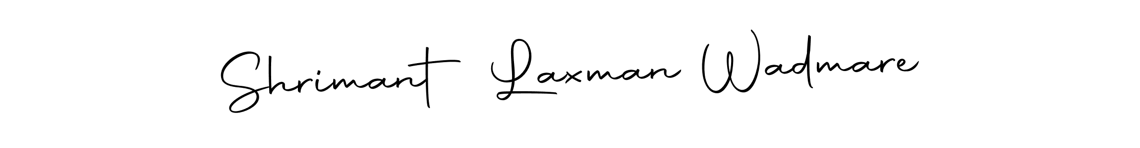 Design your own signature with our free online signature maker. With this signature software, you can create a handwritten (Autography-DOLnW) signature for name Shrimant Laxman Wadmare. Shrimant Laxman Wadmare signature style 10 images and pictures png