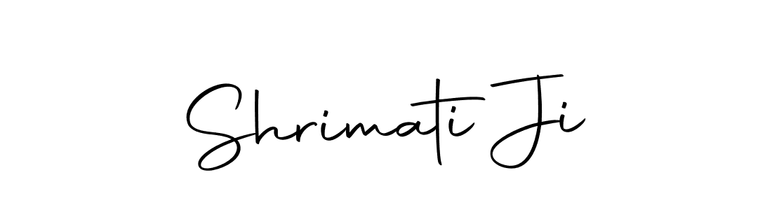 How to make Shrimati Ji name signature. Use Autography-DOLnW style for creating short signs online. This is the latest handwritten sign. Shrimati Ji signature style 10 images and pictures png