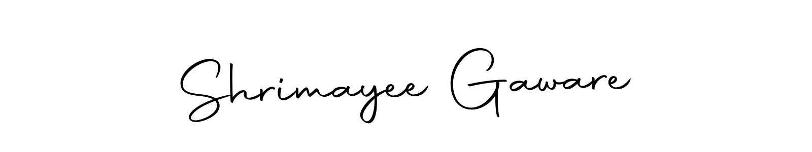 Make a beautiful signature design for name Shrimayee Gaware. Use this online signature maker to create a handwritten signature for free. Shrimayee Gaware signature style 10 images and pictures png