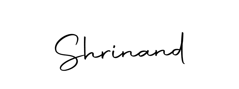 Use a signature maker to create a handwritten signature online. With this signature software, you can design (Autography-DOLnW) your own signature for name Shrinand. Shrinand signature style 10 images and pictures png