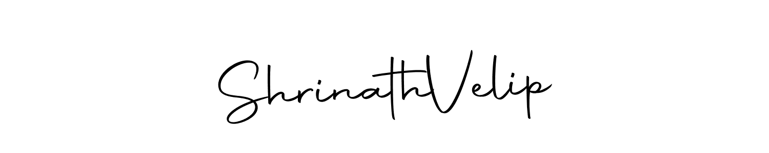 The best way (Autography-DOLnW) to make a short signature is to pick only two or three words in your name. The name Shrinath  Velip include a total of six letters. For converting this name. Shrinath  Velip signature style 10 images and pictures png