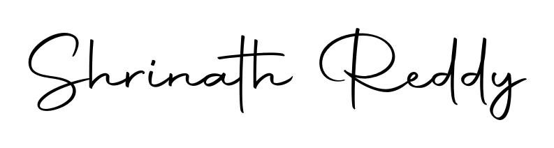 The Autography-DOLnW lettering style adds unique flourish to name Shrinath Reddy. Stand out with a custom digital autograph made in seconds. Shrinath Reddy signature style 10 images and pictures png