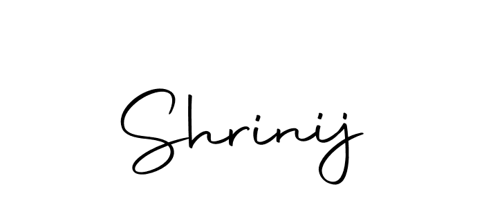 Use a signature maker to create a handwritten signature online. With this signature software, you can design (Autography-DOLnW) your own signature for name Shrinij. Shrinij signature style 10 images and pictures png