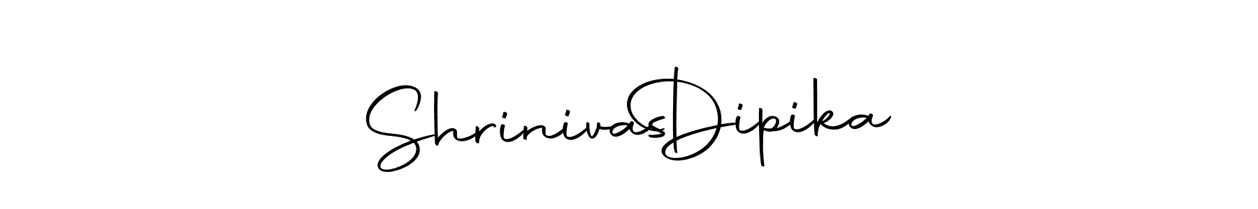 Create a beautiful signature design for name Shrinivas   Dipika. With this signature (Autography-DOLnW) fonts, you can make a handwritten signature for free. Shrinivas   Dipika signature style 10 images and pictures png