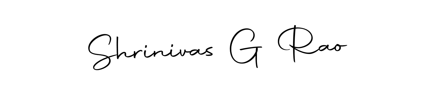 Design your own signature with our free online signature maker. With this signature software, you can create a handwritten (Autography-DOLnW) signature for name Shrinivas G Rao. Shrinivas G Rao signature style 10 images and pictures png