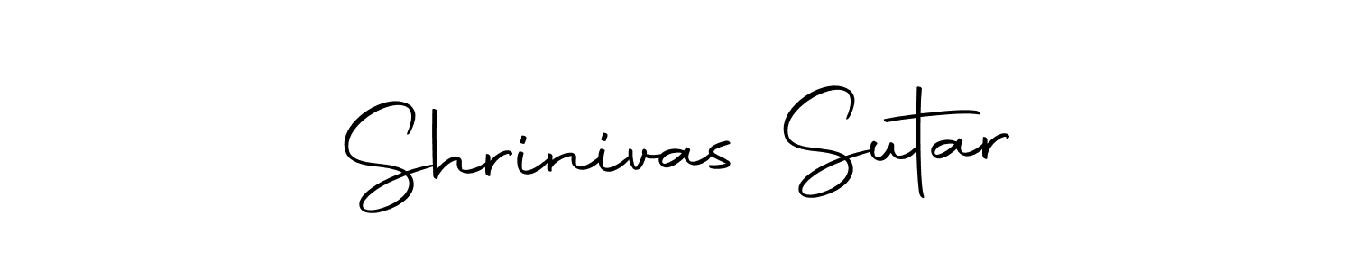 Make a beautiful signature design for name Shrinivas Sutar. With this signature (Autography-DOLnW) style, you can create a handwritten signature for free. Shrinivas Sutar signature style 10 images and pictures png