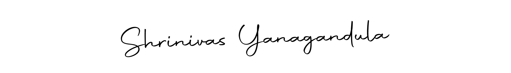 Make a beautiful signature design for name Shrinivas Yanagandula. Use this online signature maker to create a handwritten signature for free. Shrinivas Yanagandula signature style 10 images and pictures png