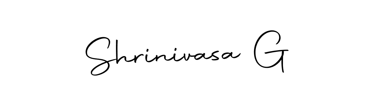 Make a beautiful signature design for name Shrinivasa G. Use this online signature maker to create a handwritten signature for free. Shrinivasa G signature style 10 images and pictures png