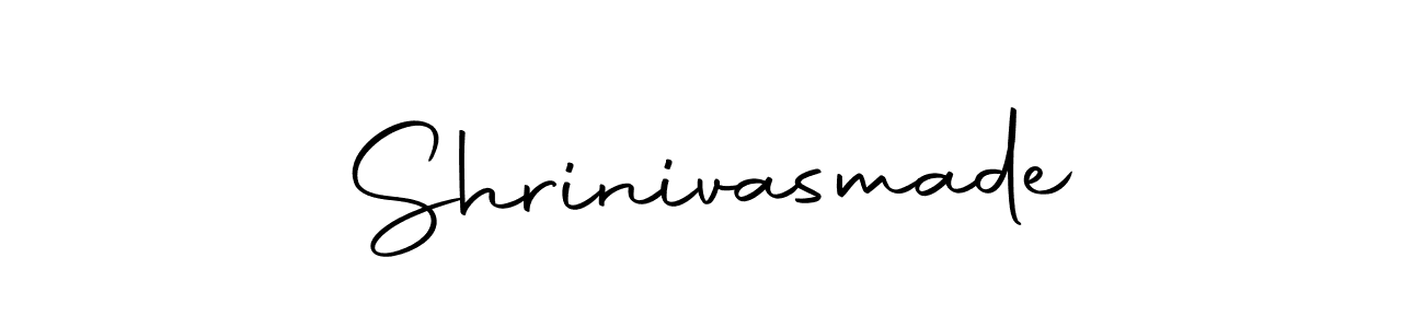 Use a signature maker to create a handwritten signature online. With this signature software, you can design (Autography-DOLnW) your own signature for name Shrinivasmade. Shrinivasmade signature style 10 images and pictures png