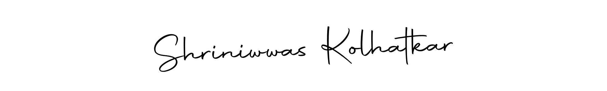 Make a beautiful signature design for name Shriniwwas Kolhatkar. With this signature (Autography-DOLnW) style, you can create a handwritten signature for free. Shriniwwas Kolhatkar signature style 10 images and pictures png