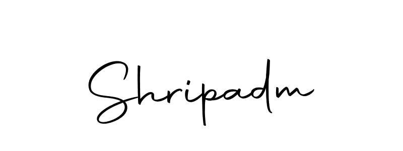 You should practise on your own different ways (Autography-DOLnW) to write your name (Shripadm) in signature. don't let someone else do it for you. Shripadm signature style 10 images and pictures png