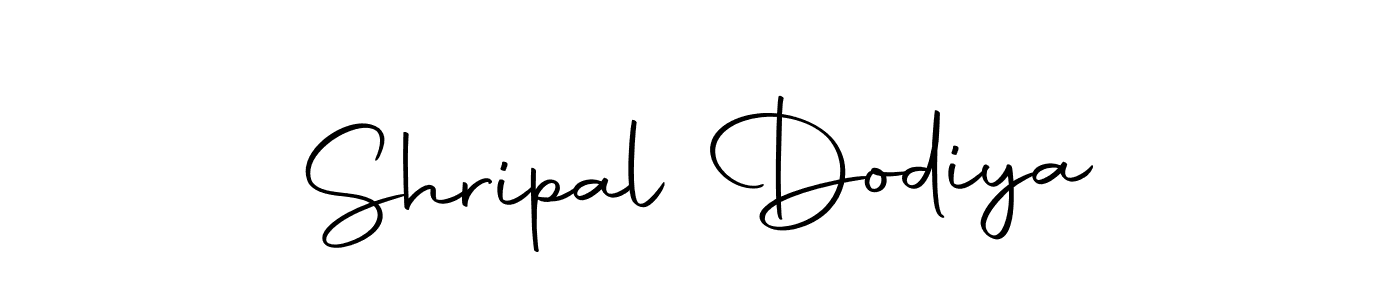 How to make Shripal Dodiya name signature. Use Autography-DOLnW style for creating short signs online. This is the latest handwritten sign. Shripal Dodiya signature style 10 images and pictures png