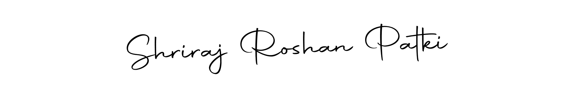 Also we have Shriraj Roshan Patki name is the best signature style. Create professional handwritten signature collection using Autography-DOLnW autograph style. Shriraj Roshan Patki signature style 10 images and pictures png