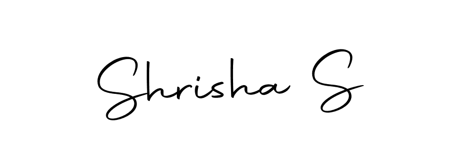 Create a beautiful signature design for name Shrisha S. With this signature (Autography-DOLnW) fonts, you can make a handwritten signature for free. Shrisha S signature style 10 images and pictures png